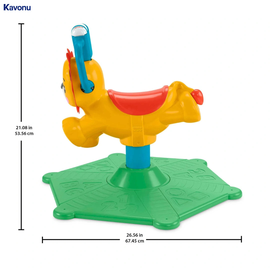 Kavonu™ - Bounce and Spin Stationary ride-on