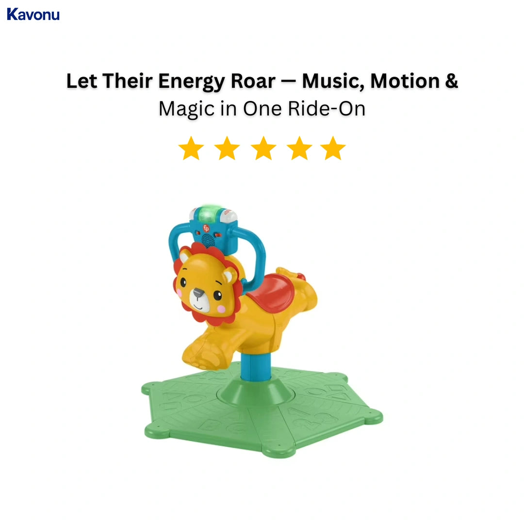 Kavonu™ - Bounce and Spin Stationary ride-on