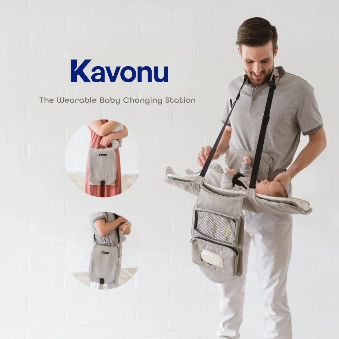 Kavonu™ - Wearable Baby Changing Station