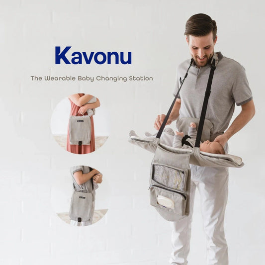 Kavonu™ - Wearable Baby Changing Station