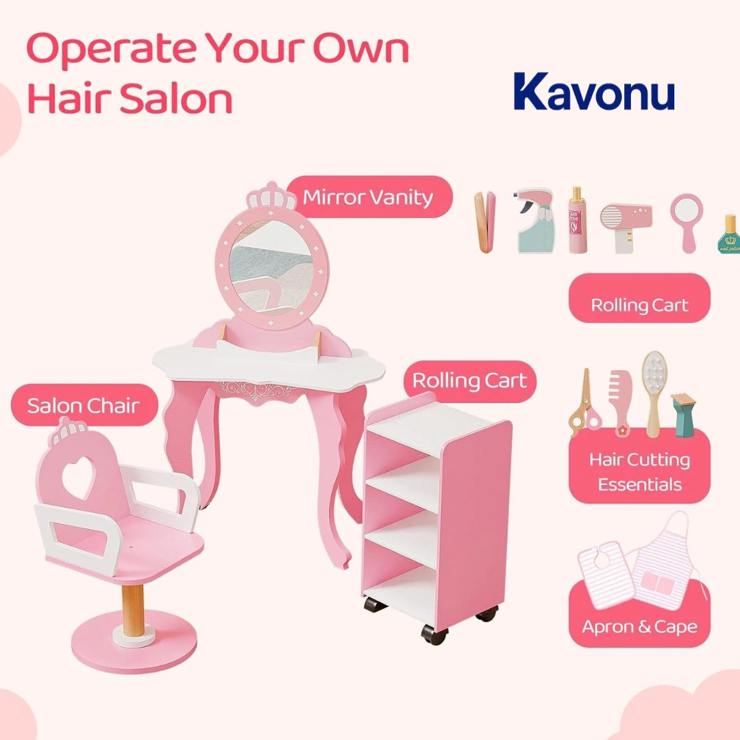 Kavonu™ - Pretend Hair Salon Set