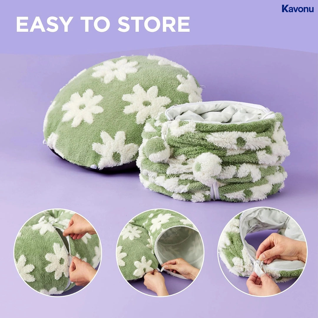 Kavonu™ - 2 in 1 Cat Tunnel Bed