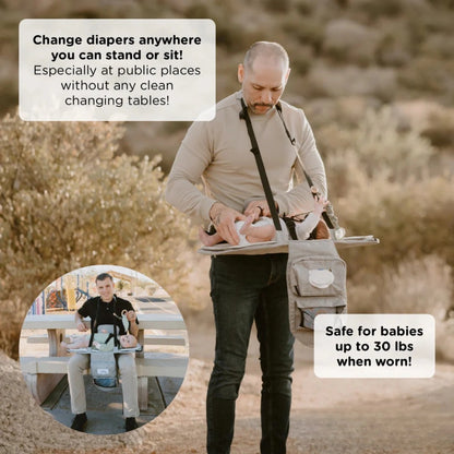 Kavonu™ - Wearable Baby Changing Station