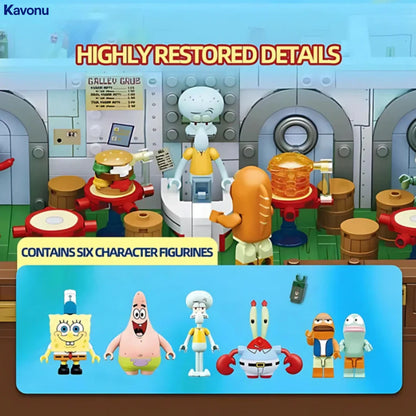 Kavonu™ - Krusty Krab Brick Set