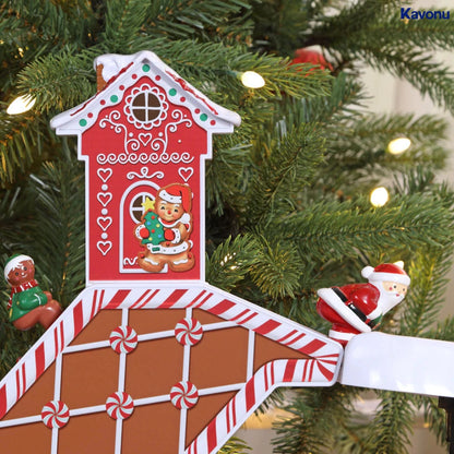 Kavonu™ - Musical Gingerbread Ski Slope