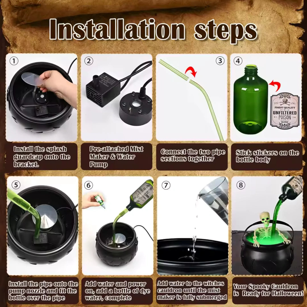 Kavonu™ - Magic Floating Potion Cauldron