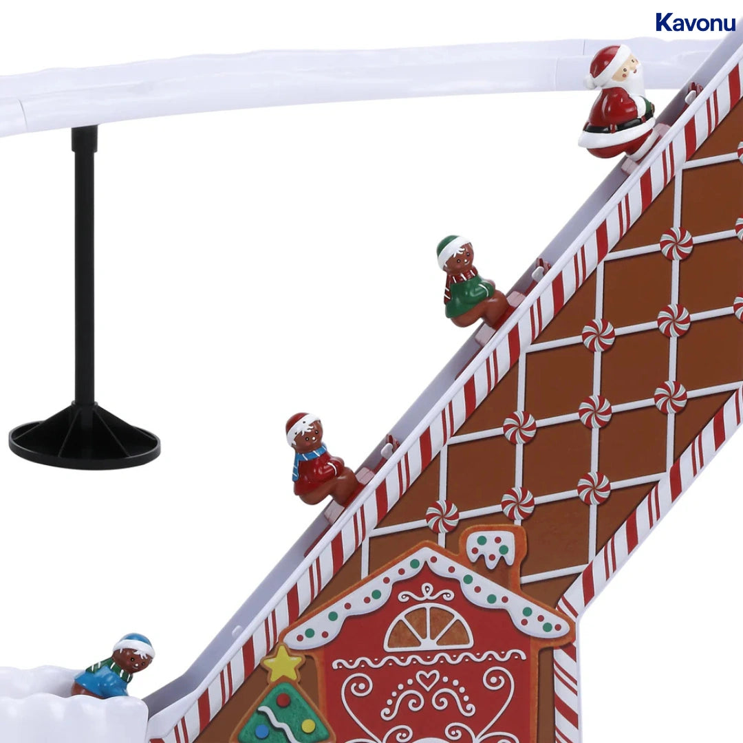Kavonu™ - Musical Gingerbread Ski Slope